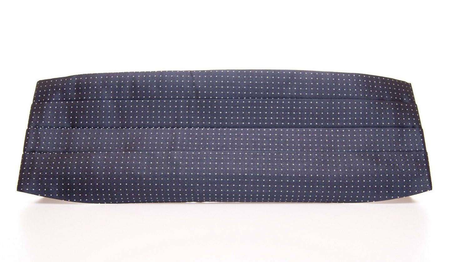 Dolce & Gabbana Blue Waist Smoking Tuxedo Cummerbund Belt