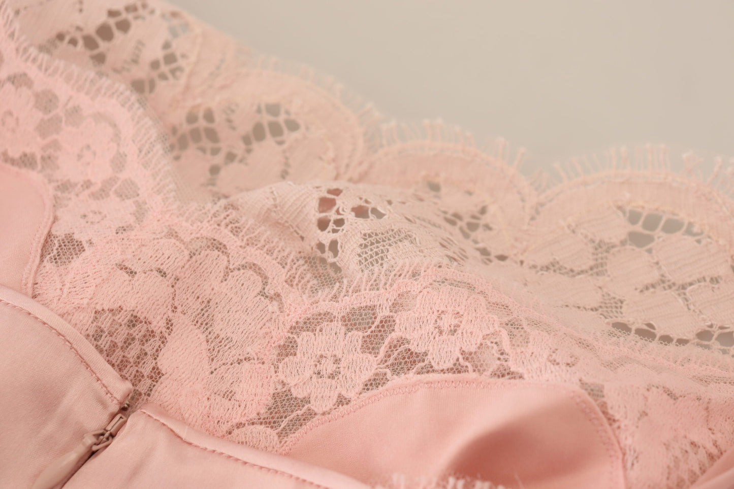 Dolce & Gabbana Pink Floral Lace Sleeveless Tank Blouse Top