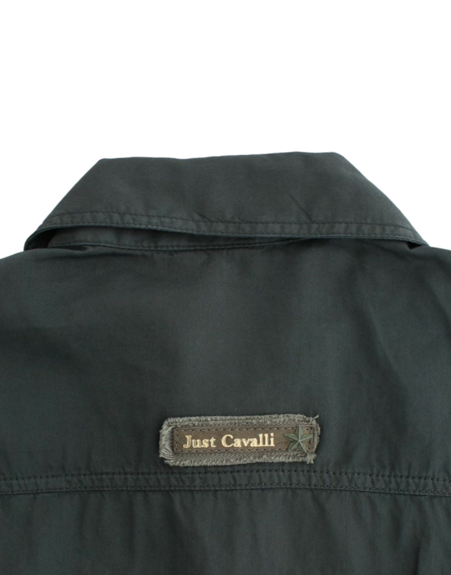 Cavalli Gray button down shirt
