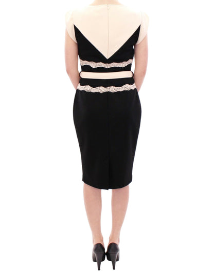 Cavalli Black lace sheath dress