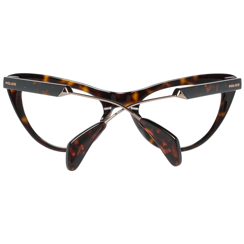 Police Brown Metal & Plastic Glasses (Frames)